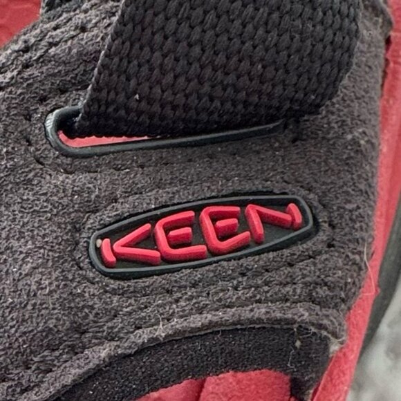 Keen Black Red Closed Toe Waterproof Rugged Outdoorsy All Terrain Men 10 Sandals - Picture 7 of 13